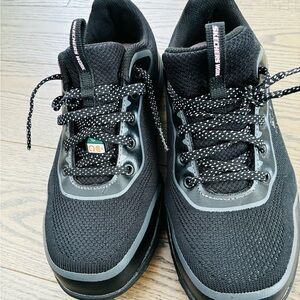 Skechers Work Safety Sneakers Women 8.5 Black Non-Slip Industrial Work
